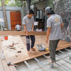 Colocación de Tarima de Madera Exterior
